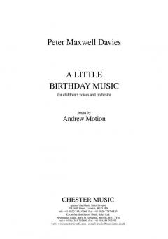 A Little Birthday Music 