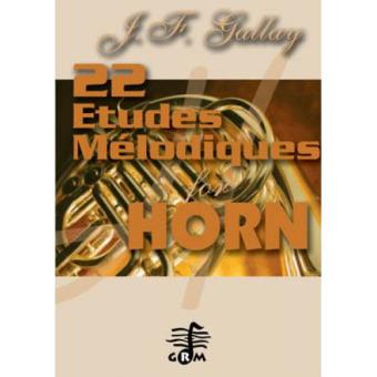 22 études mélodiques 