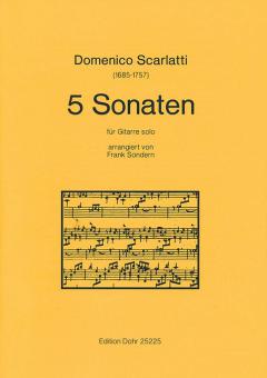 5 Sonaten für Gitarre solo 