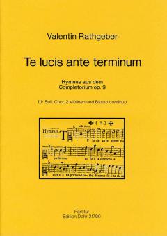 Te lucis ante terminum 