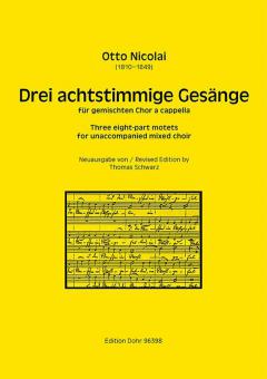 Drei achtstimmige Gesänge 