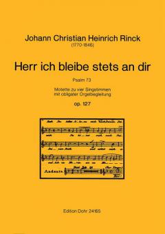 Herr, ich bleibe stets an dir 