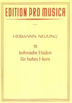 15 technische Etüden für hohes Horn 