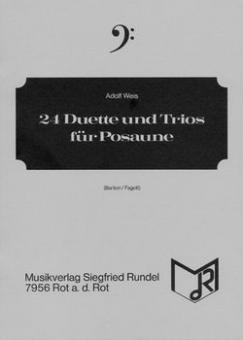24 Duette und Trios für Posaune 