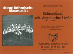 Böhmerland, wir singen deine Lieder 
