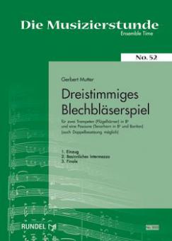 Three-part brass playing 