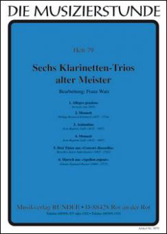 6 clarinet trios of old masters 