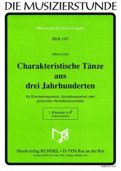 Characteristic dances from 3 centuries 