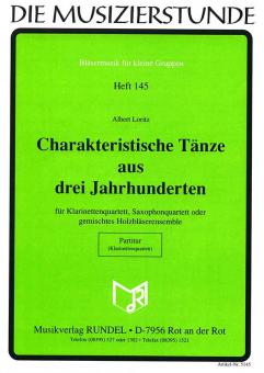 Characteristic dances from 3 centuries 