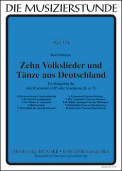 10 folk songs and dances from Germany 