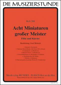 8 miniatures of great masters 