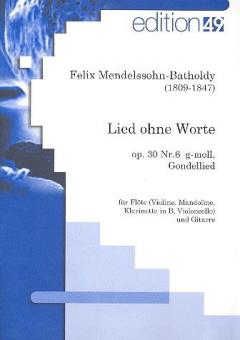 Lied ohne Worte op. 30 Nr. 6 g-moll, Gondellied 