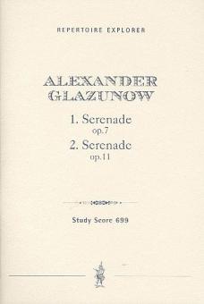 Erste Serenade A-Dur op. 7, Zweite Serenade F-Dur op. 11 
