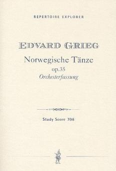 Norwegische Tänze für Orchester op. 35 
