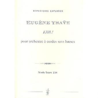 Exil! pour orchestre a cordes sans basses 