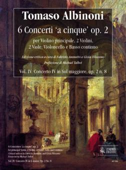 6 Concertos 'a cinque' op. 2/8 Vol. 4 