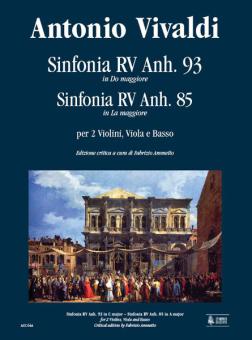 Sinfonia In C Major - Sinfonia In A major 