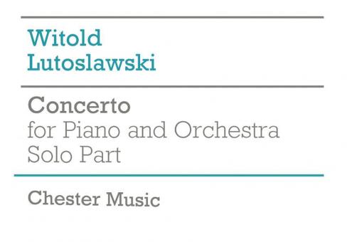Concerto for Piano and Orchestra (Solo Part) 
