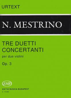 3 Duetti concertanti op. 3 
