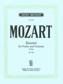 Violin Concerto D Major Kv 218 