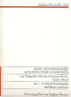 8 Frühbarocke Sonaten und Canzonen 