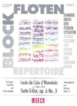 Suite G-Dur Op. 6/3 