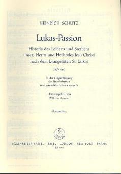 Lukas-Passion SWV 480 Standard