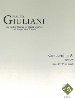 Concerto for Guitar, Strings and Timpani, Op. 30 