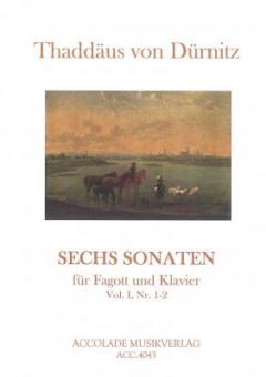 Sechs Sonaten für Fagott und Klavier 1 