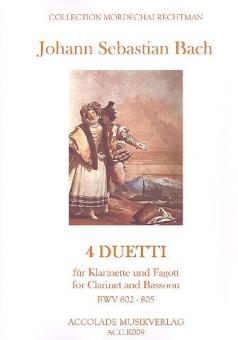 4 Duette BWV 802-805 