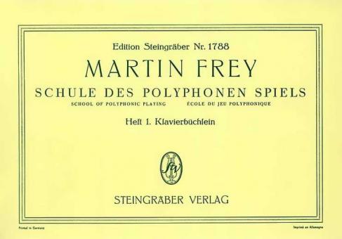 Schule des Polyphonen Spiels 1 