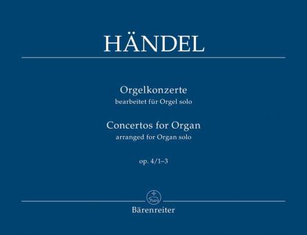 Orgelkonzerte op. 4 Heft 1 Standard