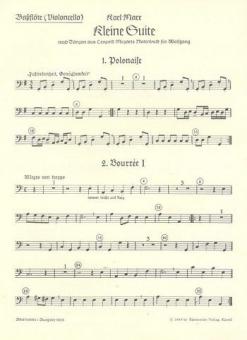 Erste Suite nach Tänzen aus Leopold Mozarts Notenbuch für Wolfgang Standard