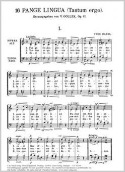 16 Pange lingua (tantum ergo) Standard