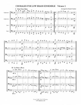 Chorales For Low Brass 