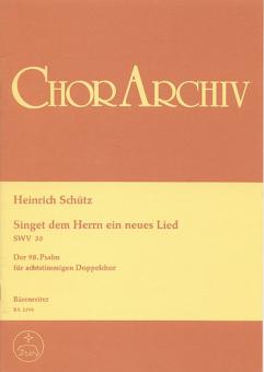 Singet dem Herrn ein neues Lied SWV 35 Standard