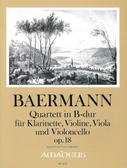 Quartet in B major op. 18 