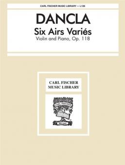 6 Airs variés op. 118 