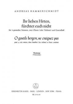 Ihr lieben Hirten, fürchtet euch nicht 