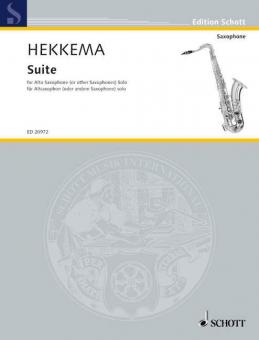 Suite für Altsaxophon solo Standard