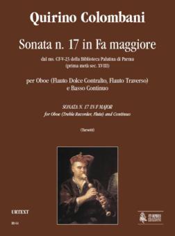 Sonata No. 17 in F maj from the ms. CF-V-23 of the Biblioteca Palatina in Parma (early 18th century) 