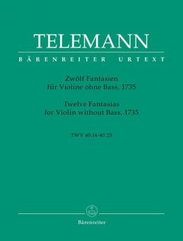 12 fantasías para violín sin bajo Standard