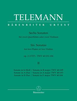 6 Sonatas op. 2 volumen 2 Standard