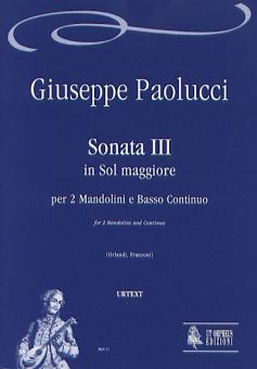 Sonata III in G major 