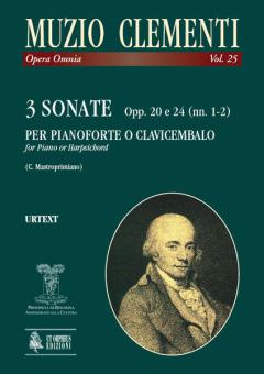 3 Sonatas op. 20 and 24 