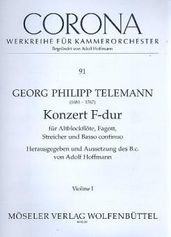 Concerto F Major TWV 52:F1 
