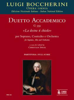 Duetto accademico La destra ti chiedo G559 