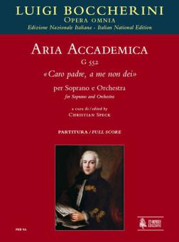 Aria accademica Caro padre, a me non dei G552 