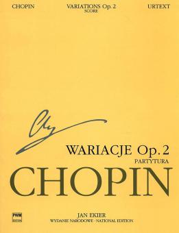 Variations on La ci darem la Mano Score op,2 