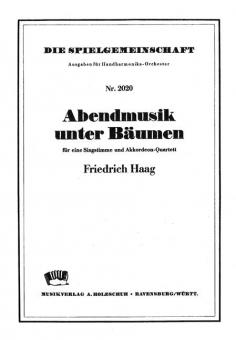 Abendmusik unter Bäumen 